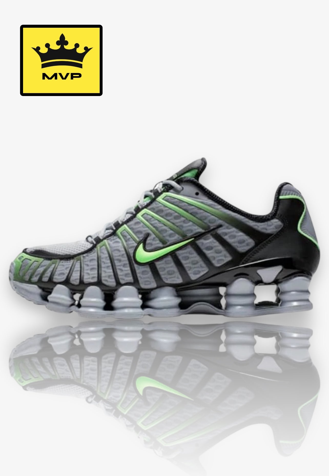 Nike Shox TL Wolf Grey & Lime Blast