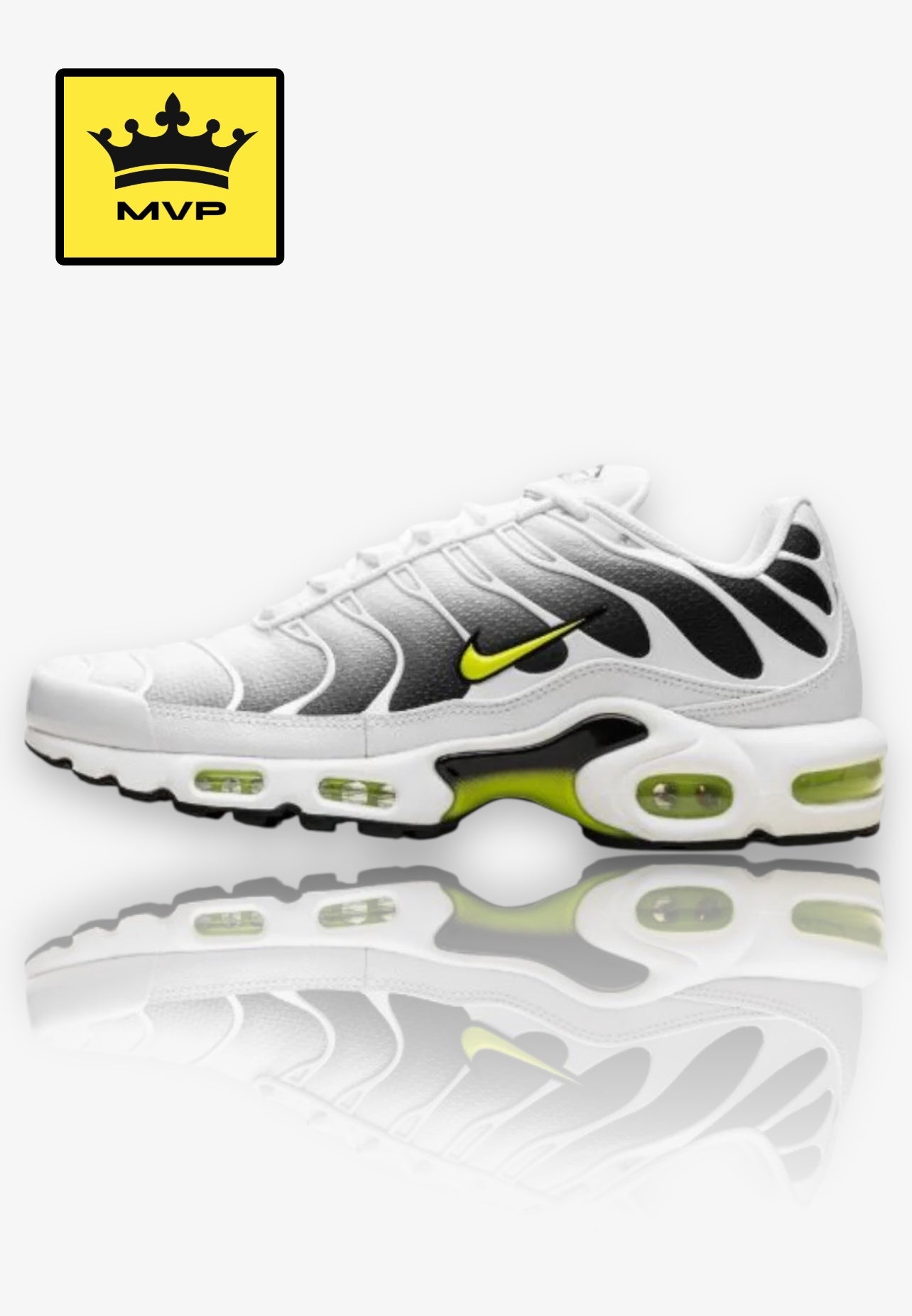 Nike Air Max Plus TN White/Black VOLT