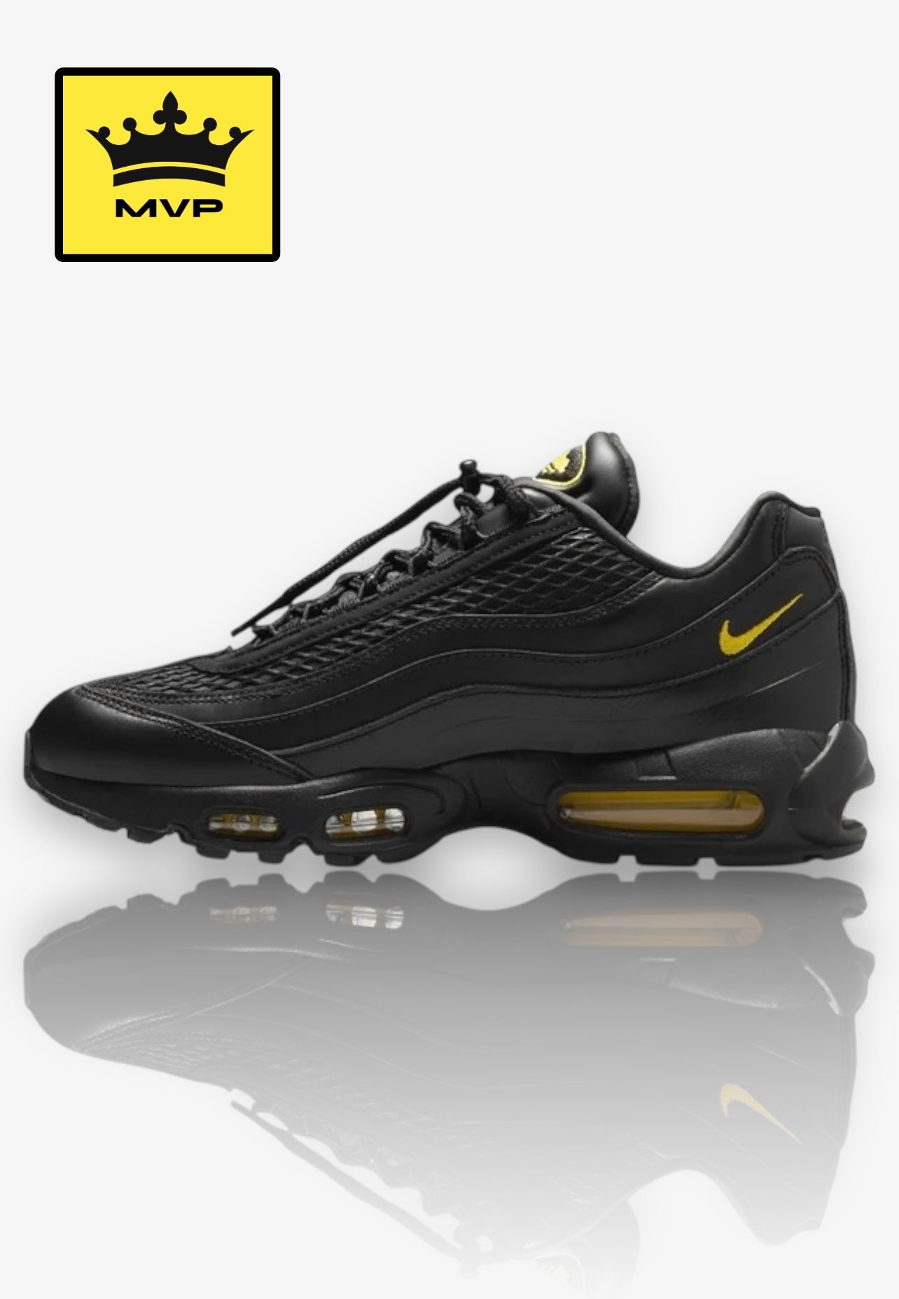 Corteiz x Air Max 95 Black Tour Yellow